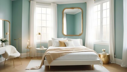 Photo interior modern design room 3d illustration