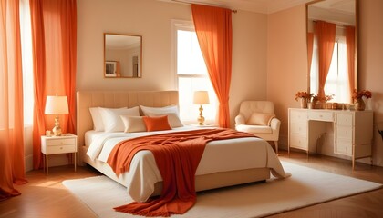 Photo interior modern design room 3d illustration