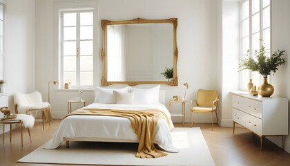 Photo interior modern design room 3d illustration