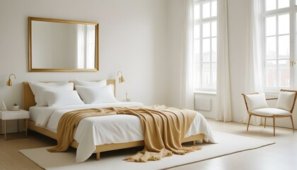 Photo interior modern design room 3d illustration