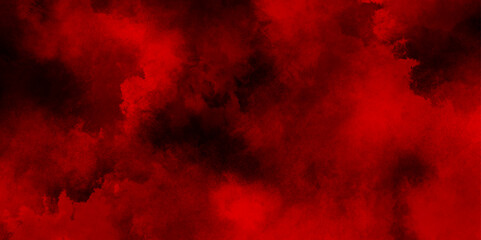 brush painted red background used in weeding card, cover, graphics design and web design, Abstract red smoke on black background, old style dark red grunge texture.