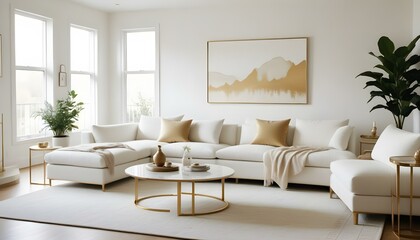 Photo interior modern design room 3d illustration