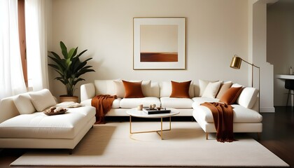 Photo interior modern design room 3d illustration