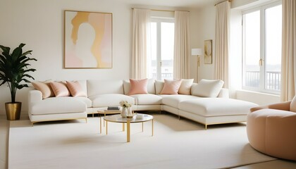 Photo interior modern design room 3d illustration