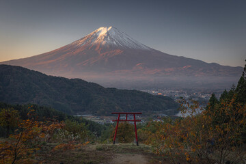 Entorno del monte Fuji en Japón.