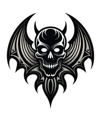 Obraz premium Intricate Geometric Skull Vector with Abstract Details