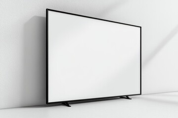 TV screen mockup on isolated background created with Generative AI