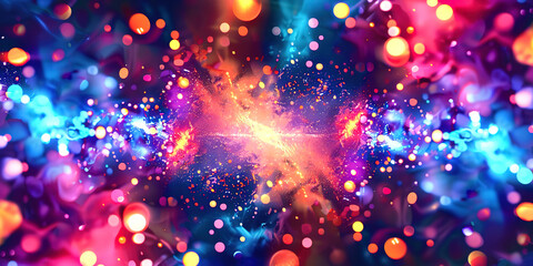 Neuro-abstract background