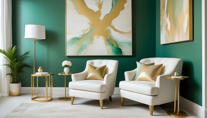 Photo interior modern design room 3d illustration