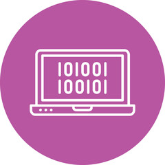 Binary Code Vector Icon Design