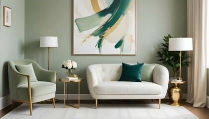 Photo interior modern design room 3d illustration