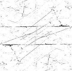 Scratched Grunge Urban Background Texture Vector. Dust Overlay Distress Grainy Grungy Effect. Distressed Backdrop Vector Illustration. Isolated Black on White Background. EPS 10.