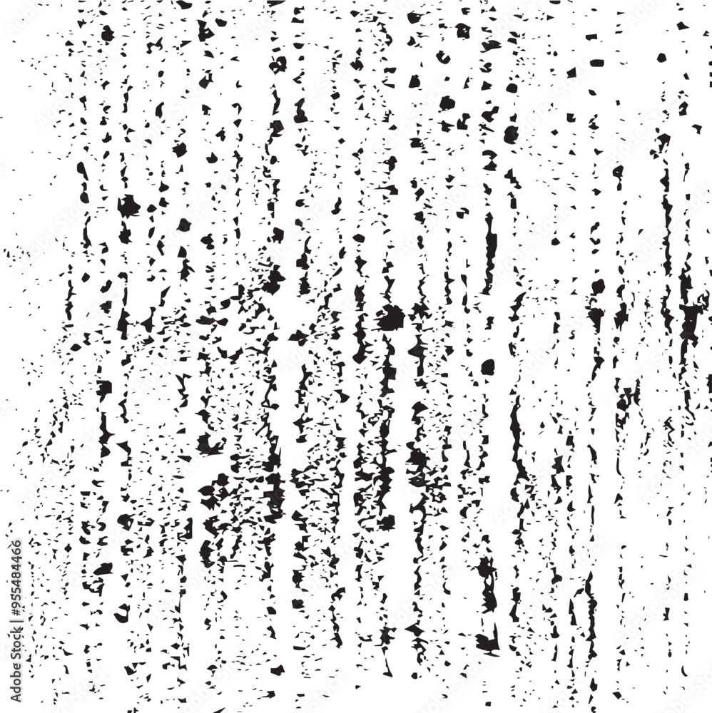 Aufkleber monochrome texture composed of irregular graphic elements. distressed uneven grunge background. abst