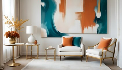Photo interior modern design room 3d illustration