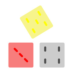 Dice Vector Flat Icon Design