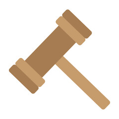 Toy Hammer Vector Flat Icon Design