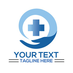 Obraz premium Healthcare medical logo vector art illustration