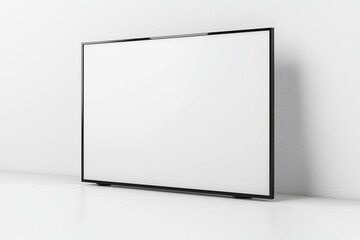 TV screen mockup on isolated background created with Generative AI