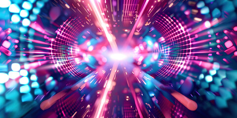 Fototapeta premium Neuro-abstract background