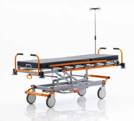 Functional Hospital and patient bed and medical supplies