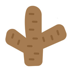 Ginger Vector Flat Icon Design