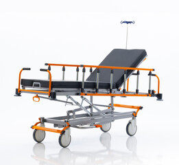 Functional Hospital and patient bed and medical supplies