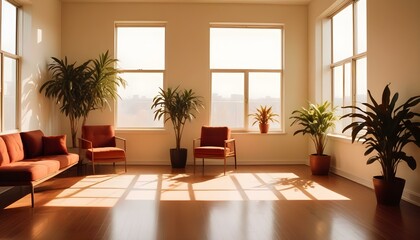 Fototapeta premium Photo interior modern design room 3d illustration