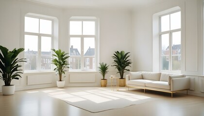 Fototapeta premium Photo interior modern design room 3d illustration