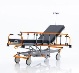 Functional Hospital and patient bed and medical supplies