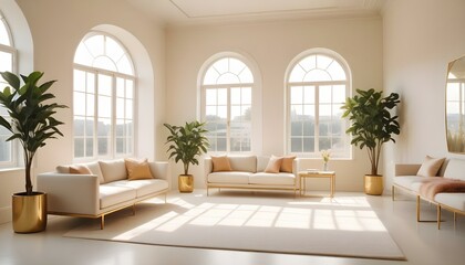 Photo interior modern design room 3d illustration