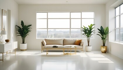 Fototapeta premium Photo interior modern design room 3d illustration