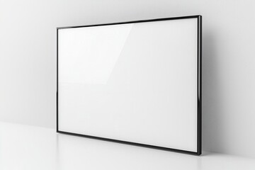 TV screen mockup on isolated background created with Generative AI