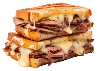 PNG Roast beef sandwich bread food white background.