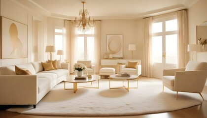 Fototapeta premium Photo interior modern design room 3d illustration