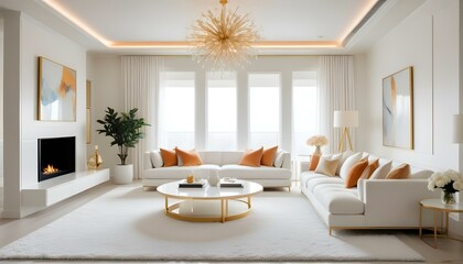 Fototapeta premium Photo interior modern design room 3d illustration