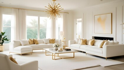 Fototapeta premium Photo interior modern design room 3d illustration