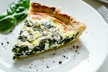 Spinach and Feta Quiche