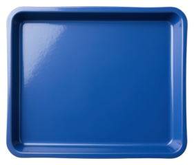 PNG A blue sheet pan tray white background electronics.