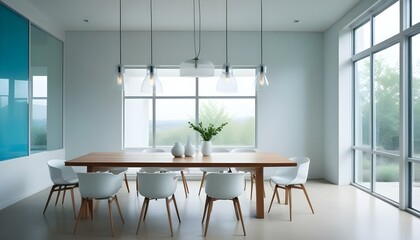 Photo interior modern design room 3d illustration