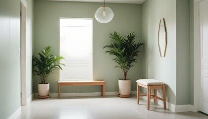 Photo interior modern design room 3d illustration