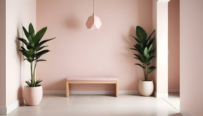 Photo interior modern design room 3d illustration