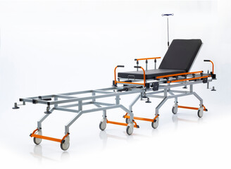 Functional Hospital and patient bed and medical supplies