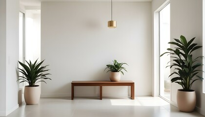 Photo interior modern design room 3d illustration