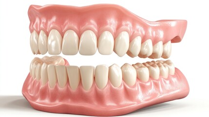 Obraz premium 3D Model of Human Teeth and Gums