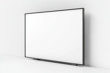 TV screen mockup on isolated background created with Generative AI