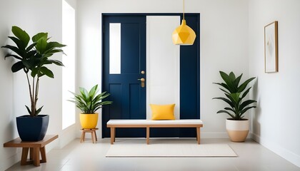 Photo interior modern design room 3d illustration
