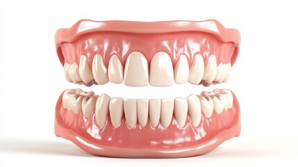 Obraz premium Full Set of Artificial Teeth