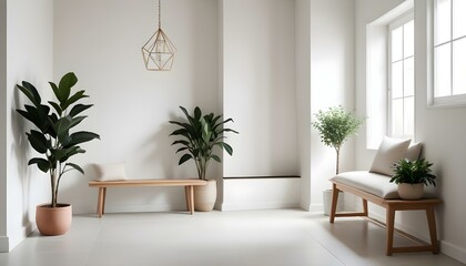 Photo interior modern design room 3d illustration