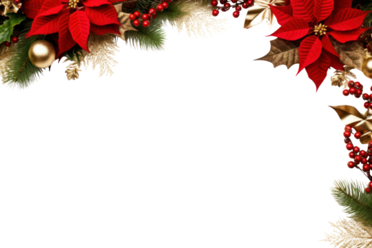 PNG Christmas corner arrangement christmas backgrounds plant.