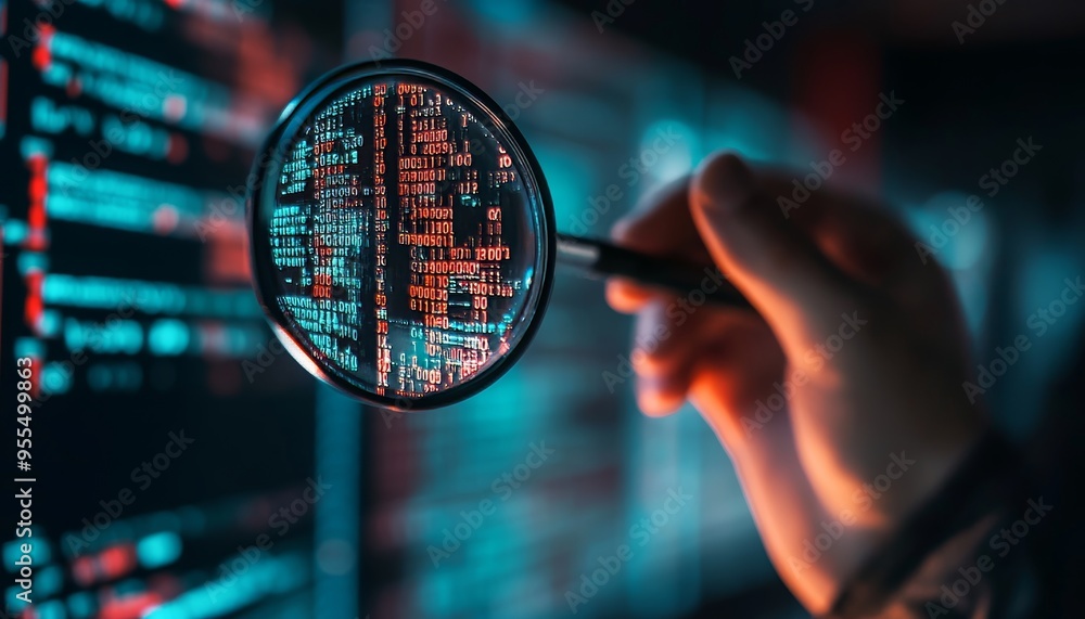 Poster exploring information technology the world of software development and cybersecurity challenges